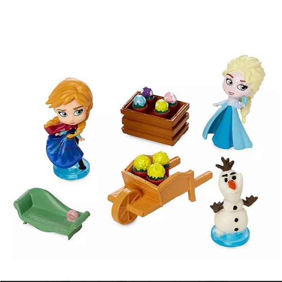 Disney Parks Frozen Princess Elsa & Anna Olaf Storybook Castle Playset NEW - Picture 3 of 4
